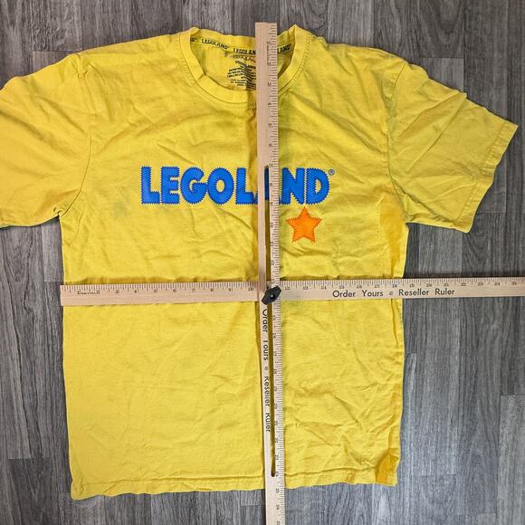 LEGOLAND Classic Yellow Graphic Logo T-Shirt Youth Large 100% Cotton - Picture 4 of 4